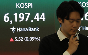 미-이란 긴장감 고조…코스피 보합권서 등락