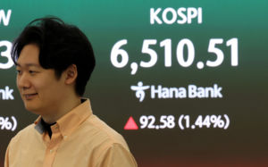 코스피, 6500도 돌파…사흘 연속 장중 최고가