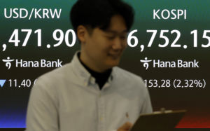 코스피 사상 첫 6900선 터치…'칠천피' 목전