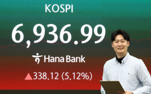 美증시 최고치 경신…코스피, 7000 고지 밟나