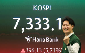 코스피 7400 돌파…'27만전자·162만닉스'