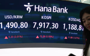 코스피, 7900선서 횡보…'30만전자' 목전