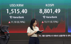 코스피 2% 급락 출발…외국인 1조 넘게 '팔자'