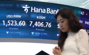 코스피 장중 상승 전환…한때 7800선 회복