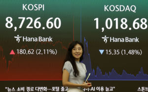 코스피, 이란 종전에 8700선 안착…外人 컴백