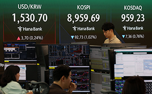 9000선 등락 코스피…SK하이닉스 또 신고가