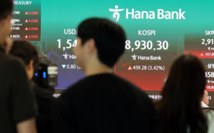 코스피, 1.3% 하락 출발…외인 매도에 8700선