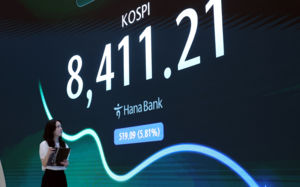 또 비상벨 울린 코스피, 8400선 턱걸이 마감