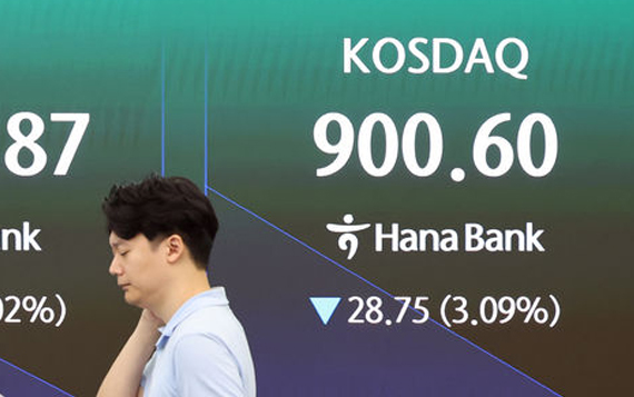 코스피 이어 코스닥도 4%↓…매도 사이드카