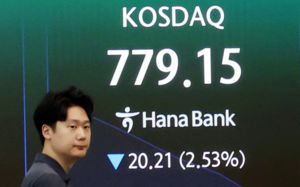 코스닥 750선 붕괴…올해 8번째 매도사이드카