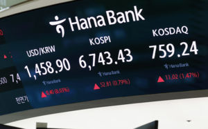 코스피, 외인 폭풍매도에 한때 6600선 내줘