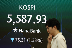 코스피 연이틀 하락 마감…하닉 5.64% '뚝'