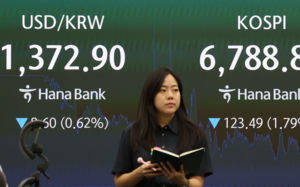 원·달러 환율, 13개월 만에 1360원대 마감