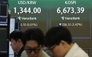 돈줄 마른 코스피…석달만에 시총 2000조 증발