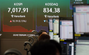 7000선 사수한 코스피…거래대금 연중 '최저'