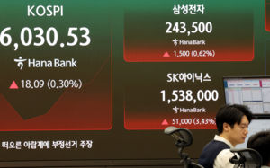 실적 대기록 무색한 급락…코스피 5930선 마감