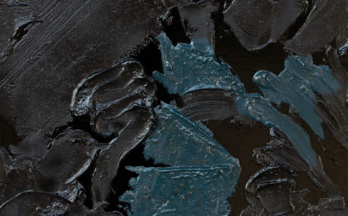 겹겹이 쌓인 감정의 흔적…심지혜 '옻칠 회화'