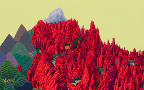 이마쿼크로 번역된 금강산…안두진 '겸재한 뾰족'