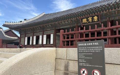 병드는 경복궁, 보물까지 훼손…관람객일까 새일까