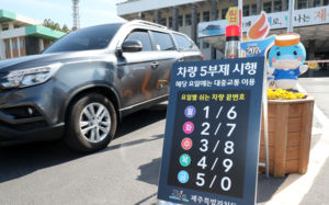 내일부터 공공부문 승용차 5부제 의무 시행