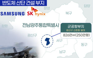 '반도체 산단' 광주 군공항 인근 토허제 검토