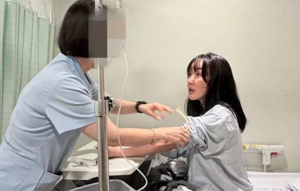 낸시랭 "살아있어요" 맹장 수술 후 회복 중