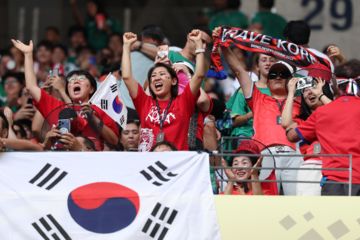 '작은 한국' 몬테레이 점령한 붉은악마…"오~필승 코리아!"