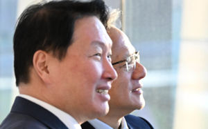 최태원, 엔비디아 GTC 첫 참석…'AI 동맹' 강화