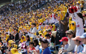 선수보다 굿즈가 인기…발매되면 다 팔린다