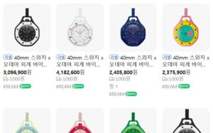 60만원짜리 플라스틱 시계에 '오픈런'…"한국만 이런게 아니었네"