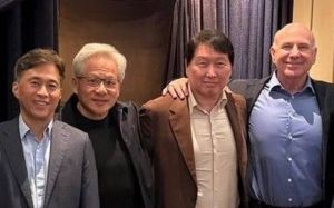 젠슨 황 "韓과 AI 협력"…최태원 별도 회동도