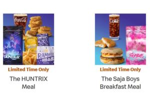 美 맥도날드 '케데헌' 메뉴 통했다…라면맛 감자튀김 호평