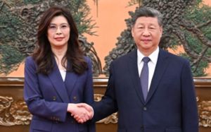 시진핑·정리원, 국공 회담…"대만 독립 반대"