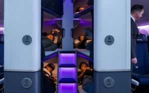 누워서 비행…뉴질랜드 항공사, 기내 수면캡슐 도입 추진