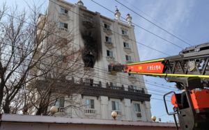 인천 옥련동 모텔 화재…51명 중 26명 병원에