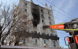 인천 옥련동 모텔 화재…투숙객 26명 병원이송