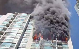 의왕 아파트 화재 초진…1명 사망·2명 부상