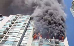 의왕 아파트 화재 완진…2명 사망·5명 경상