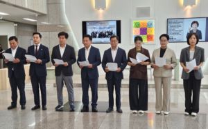 안양시의회 의장 선출 파행…투표지 판독 공방