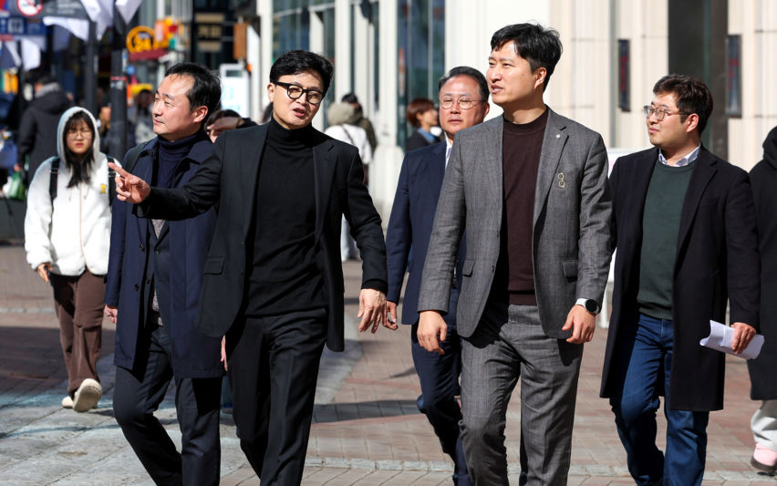 대구 동성로 찾은 한동훈 전 대표