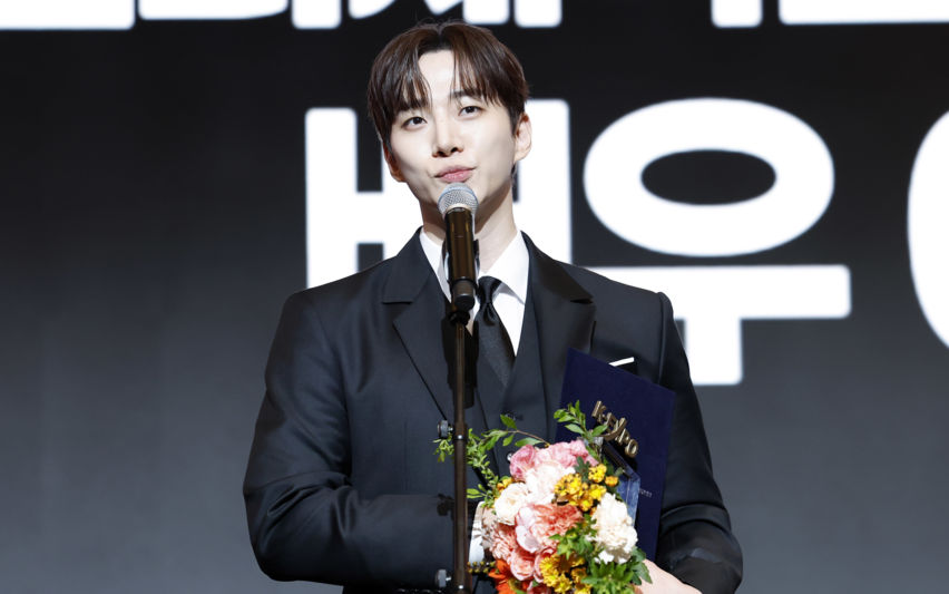 문체부 장관상 수상한 이준호