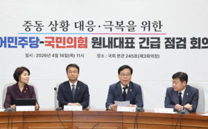 여야정, 중동사태 점검…"힘 모아 위기 극복"