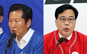 정청래 "힘 실어달라" 송언석 "제어 버튼 눌러달라"