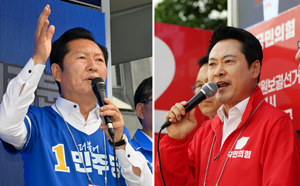 D-1 총력전…鄭 서울·張 충남서 파이널 유세