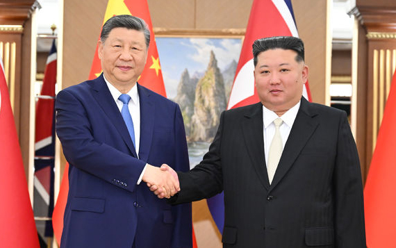 金 "굳건한 유대"…習 "새로운 역사적 출발점"