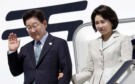 李, 벨기에 도착…취임 후 첫 유럽 방문
