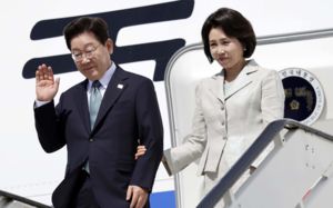 李, 벨기에 도착…취임 후 첫 유럽 방문