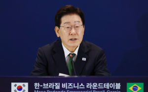 李대통령 "브라질과 차세대 민항기 개발"