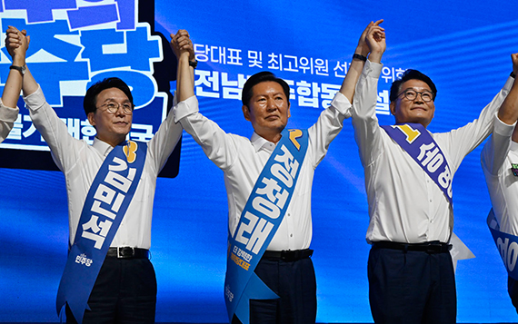 金 "당정 안정" 鄭 "의리 중요" 宋 "李와 함께"