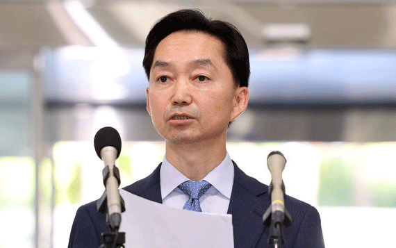 李, 김지용 중수청장 후보자 청문요청안 재가